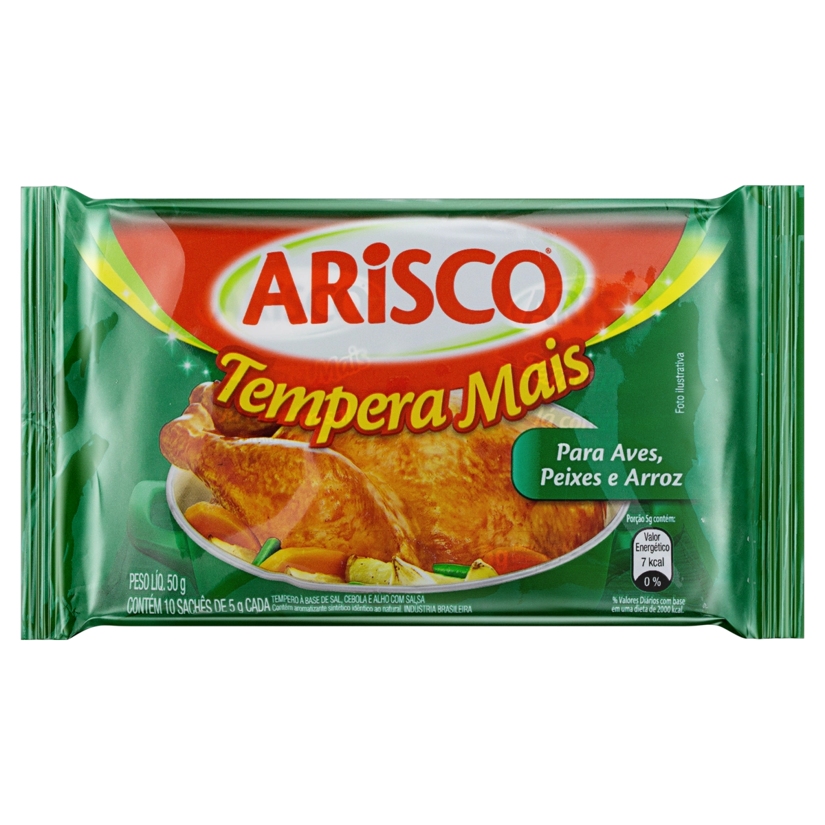 Tempero Em Pó Arisco Tempera Mais Para Aves, Peixes E Arroz 50g