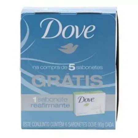 Dove Firming Reafirmante 90 Gramas 6 Unidades