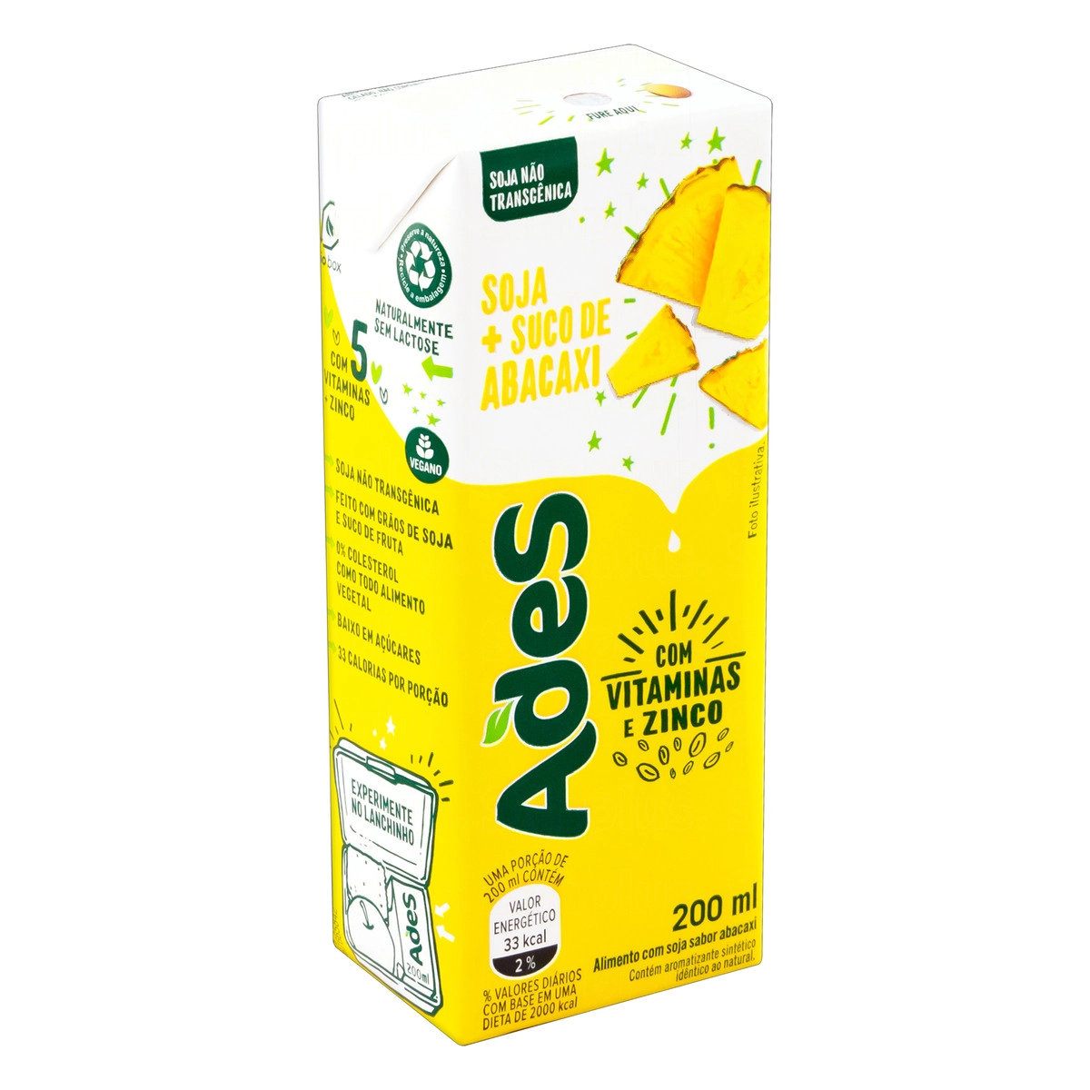 Suco Ades 200ml Abacaxi