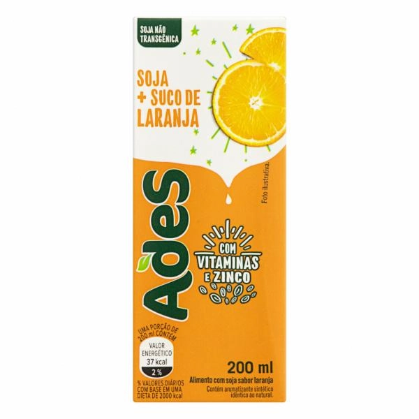 Suco Ades 200ml Laranja Trad