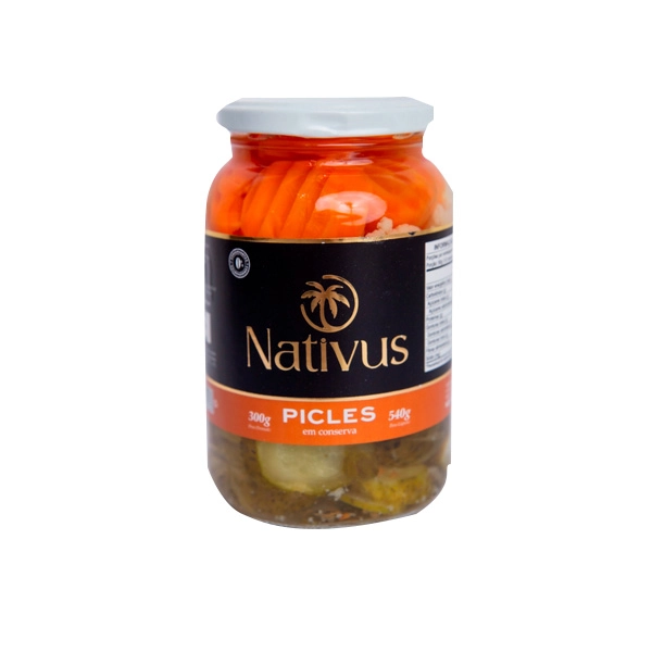 Picles Em Conserva Nativus 300g