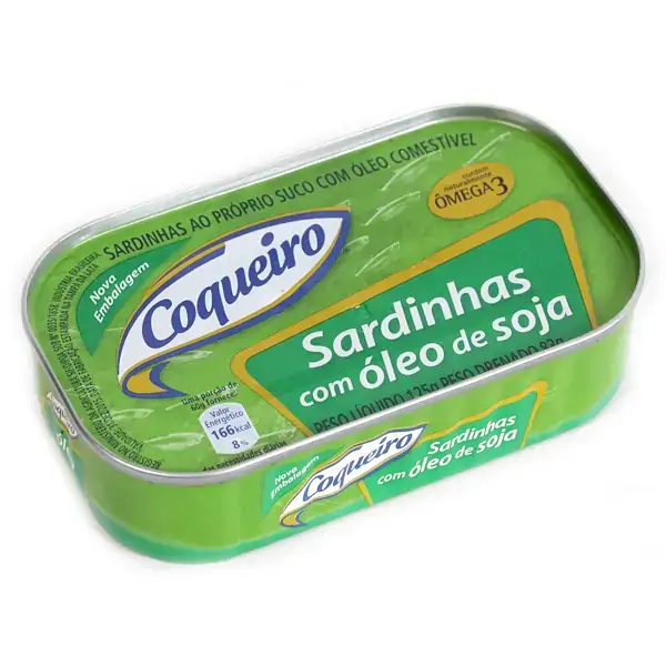 Sardinha Coqueiro Oleo Pedaco