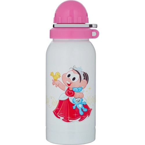 Garrafinha Turma Da Mônica Rosa Mor