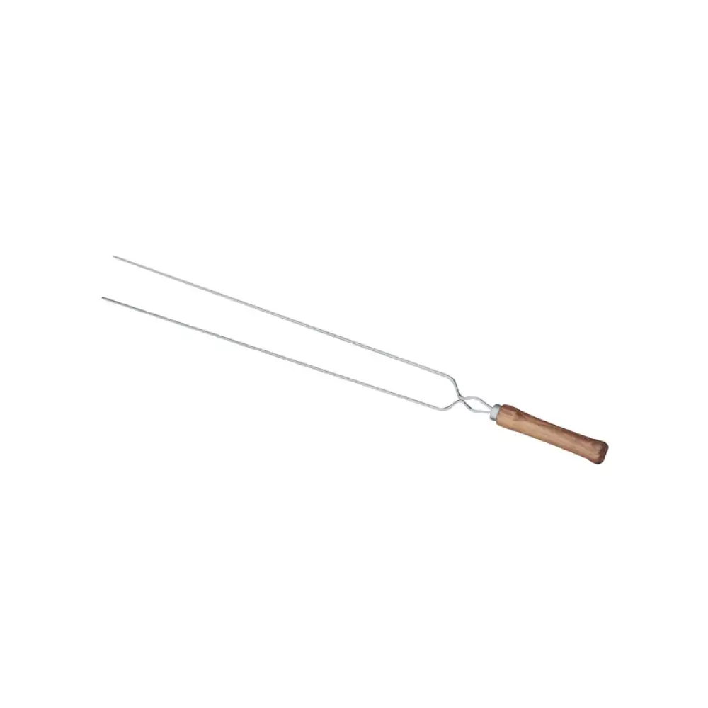 Espeto C/mad.duplo 65 Cm