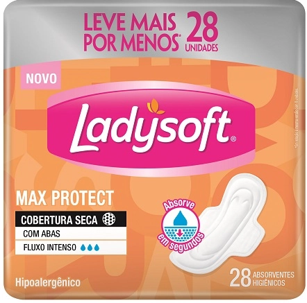 Absorv Ladysoft Seca C/abas C/28un