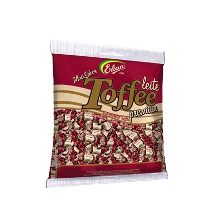 Bala Mastigável Erlan Toffee Leite Premium