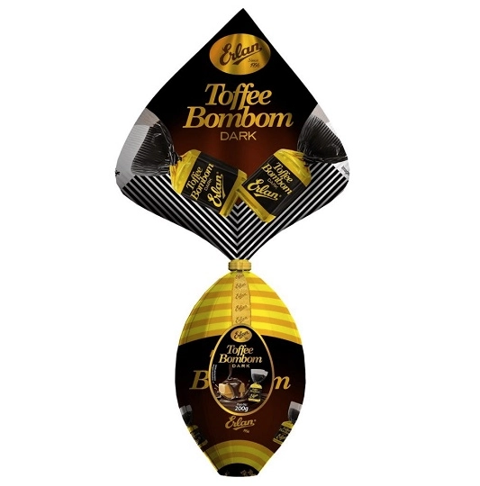 Ovo De Pascoa Erlan 170g Toffee Dark