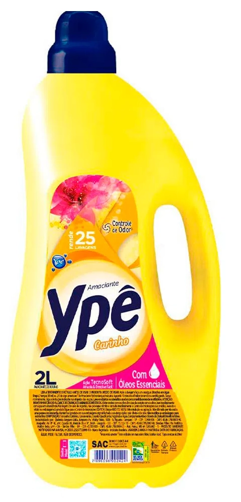 Amaciante De Roupa Essência De Carinho Ypê Frasco 2l