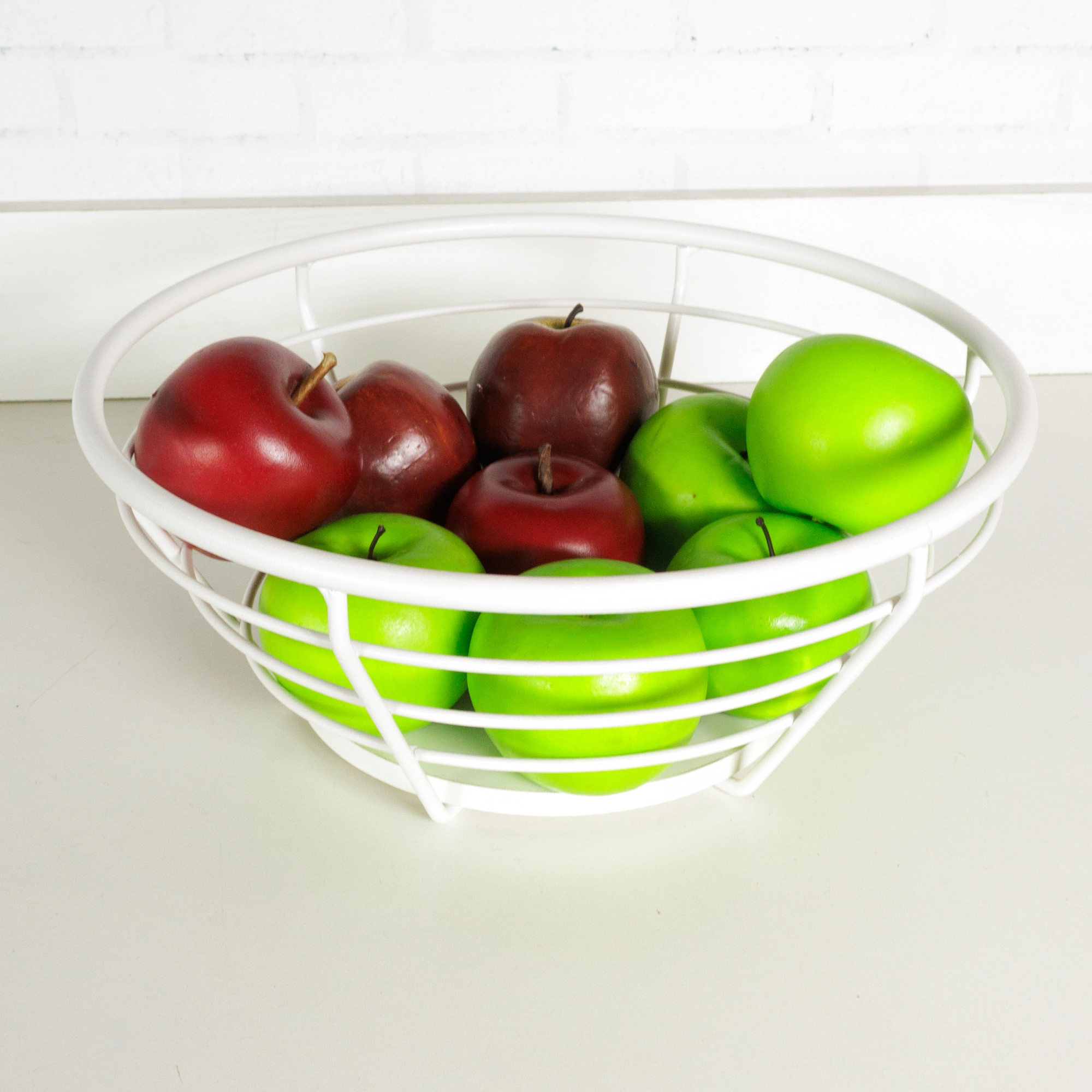 Fruteira Mesa Estilo Branca 13629.10.1 Metaltru