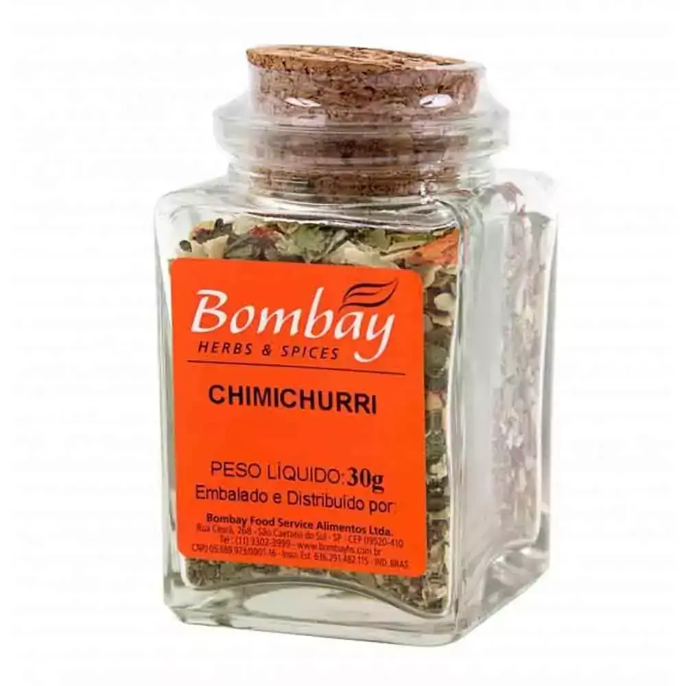 Tempero Chimichurri Bombay Vidro 30 gr