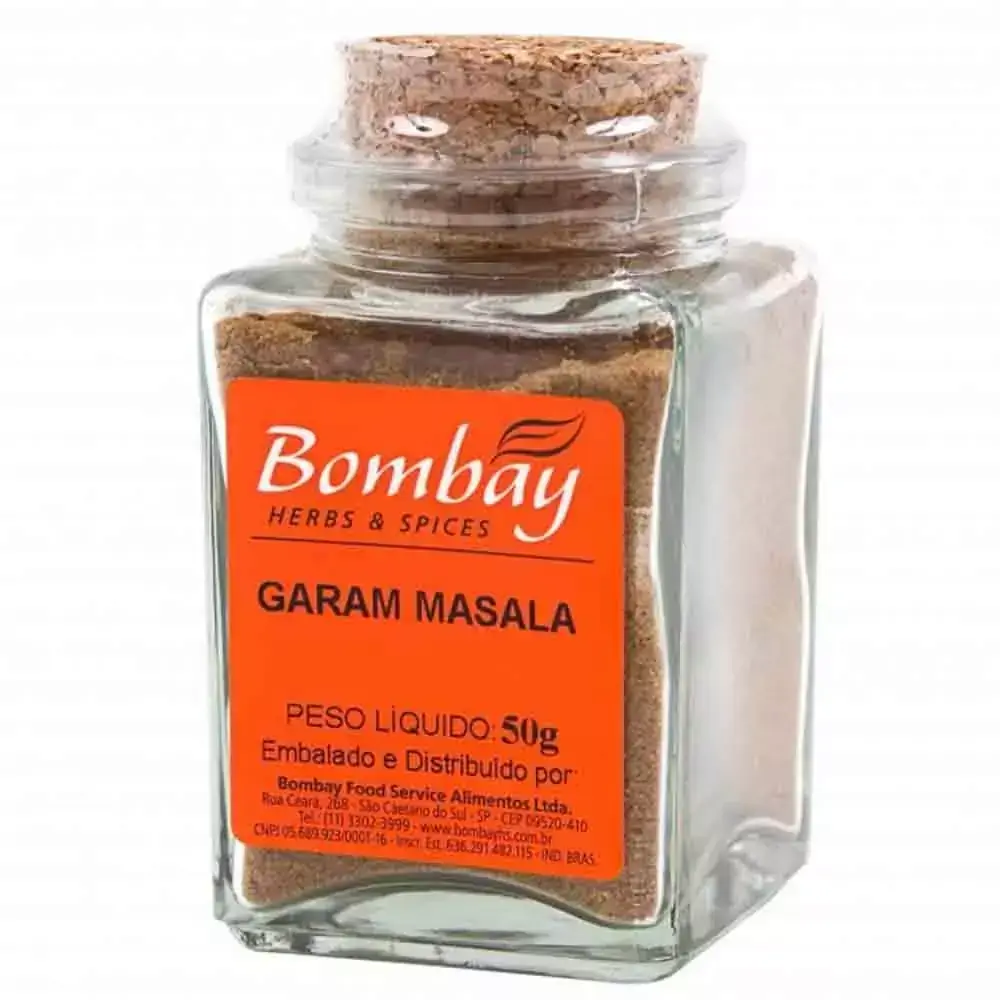 Tempero Garam Masala Bombay Vidro 50 gr
