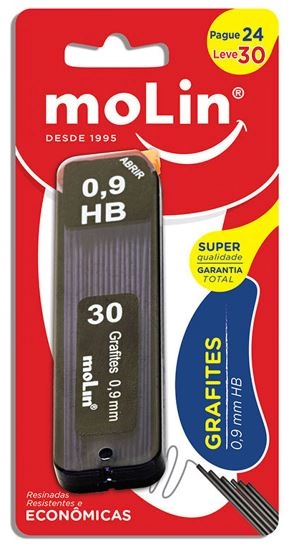 Grafite Molin 09mm Hb Bt C/1 14091