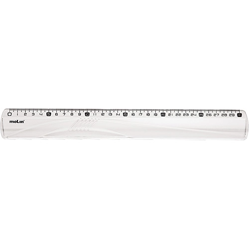 Régua Molin 30cm Super Com Bolsa 1 Unidade