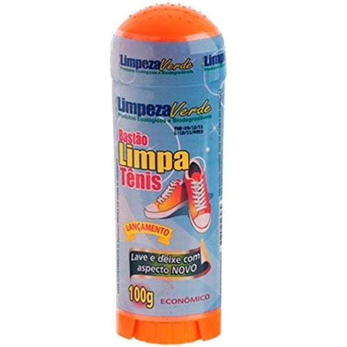 Bastao Limpa Tenis Limpeza Verde C/escova