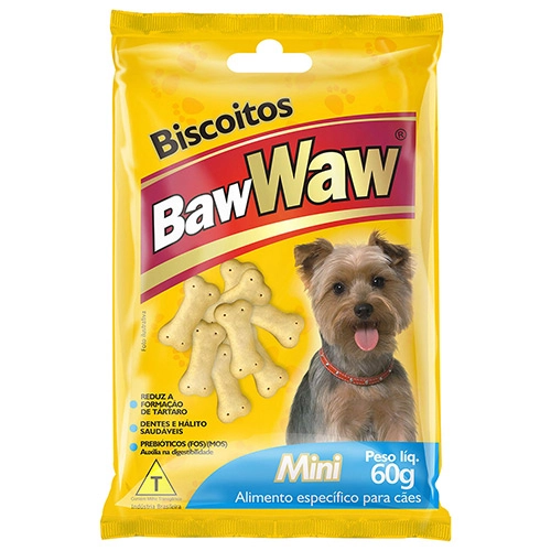 Biscoitos Para Cães Mini Baw Waw