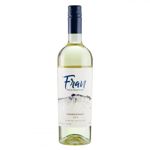 Vinho Argentino Branco Meio Seco Fran Nieto Senetiner Chardonnay Garrafa 750ml