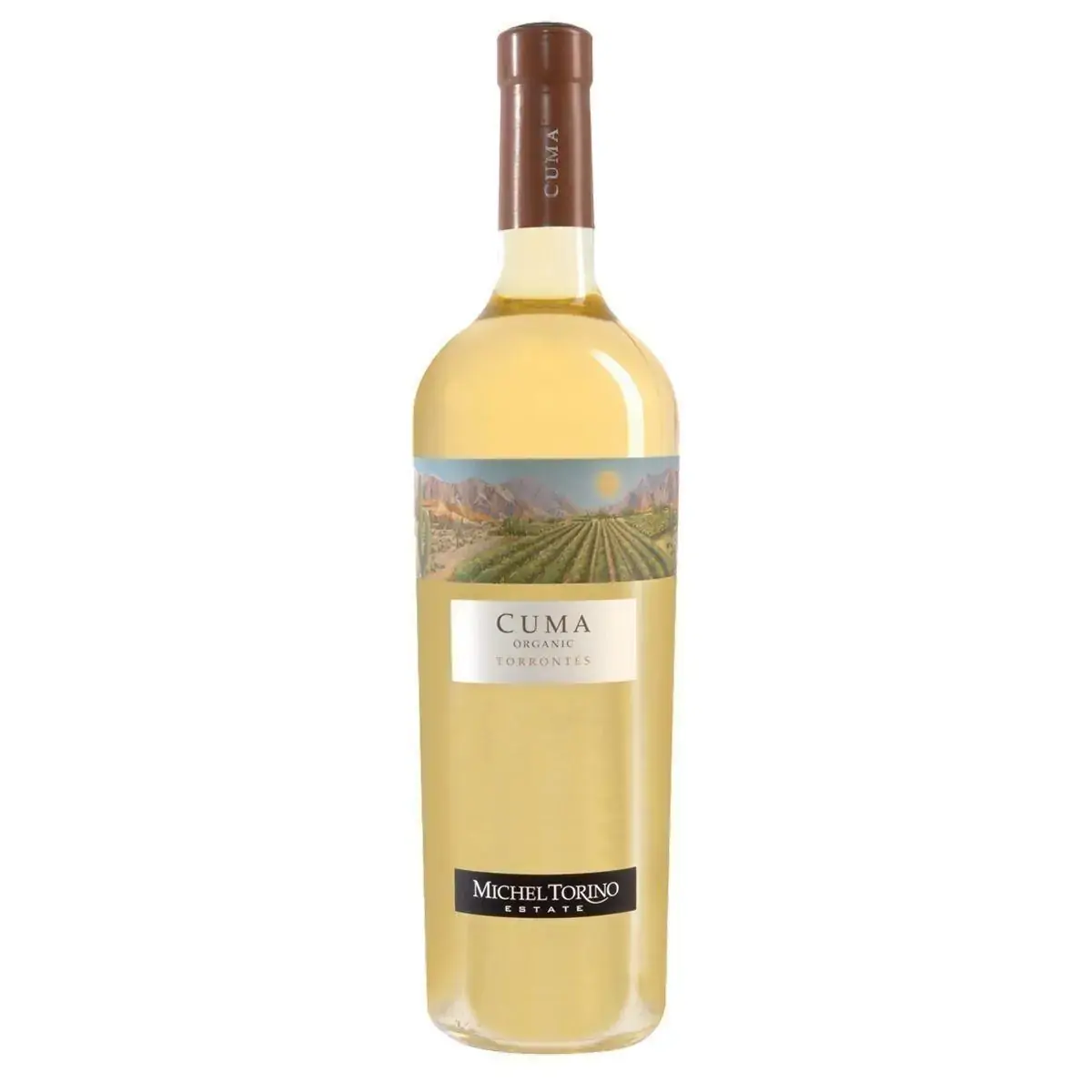 Vinho Argentino Branco Seco Orgânico Cuma Torrontés Garrafa 750ml