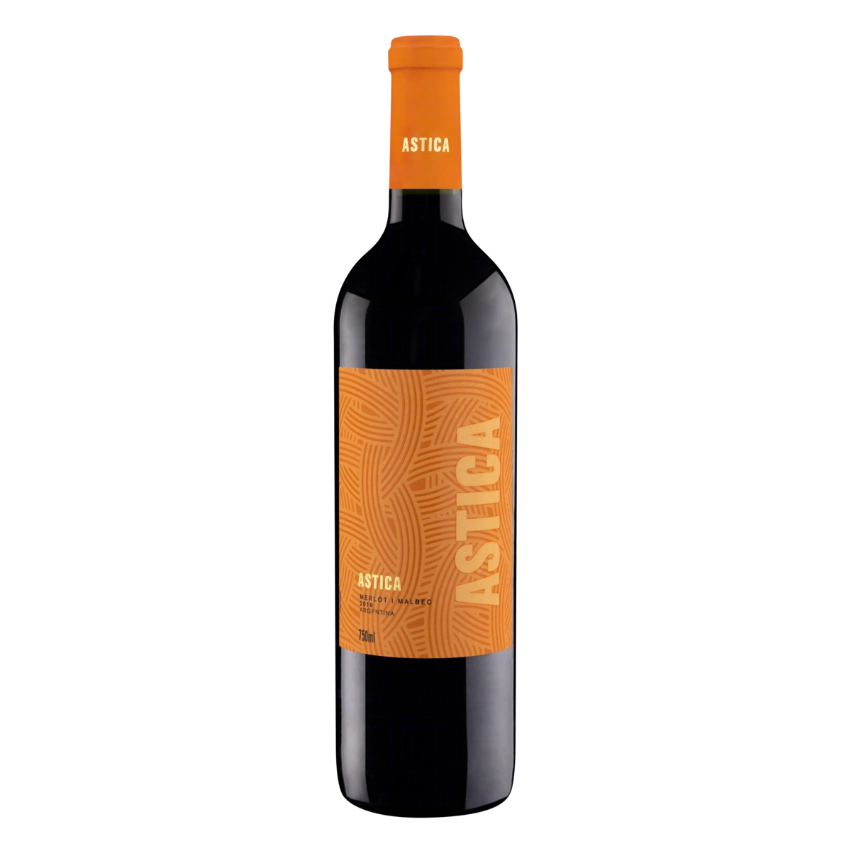 Vinho Argentino Tinto Seco Astica Malbec Merlot Mendoza Garrafa 750ml