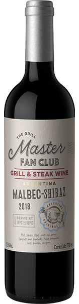 Vinho Arg.the Grill Master Fan Club 750ml Malbec Shiraz