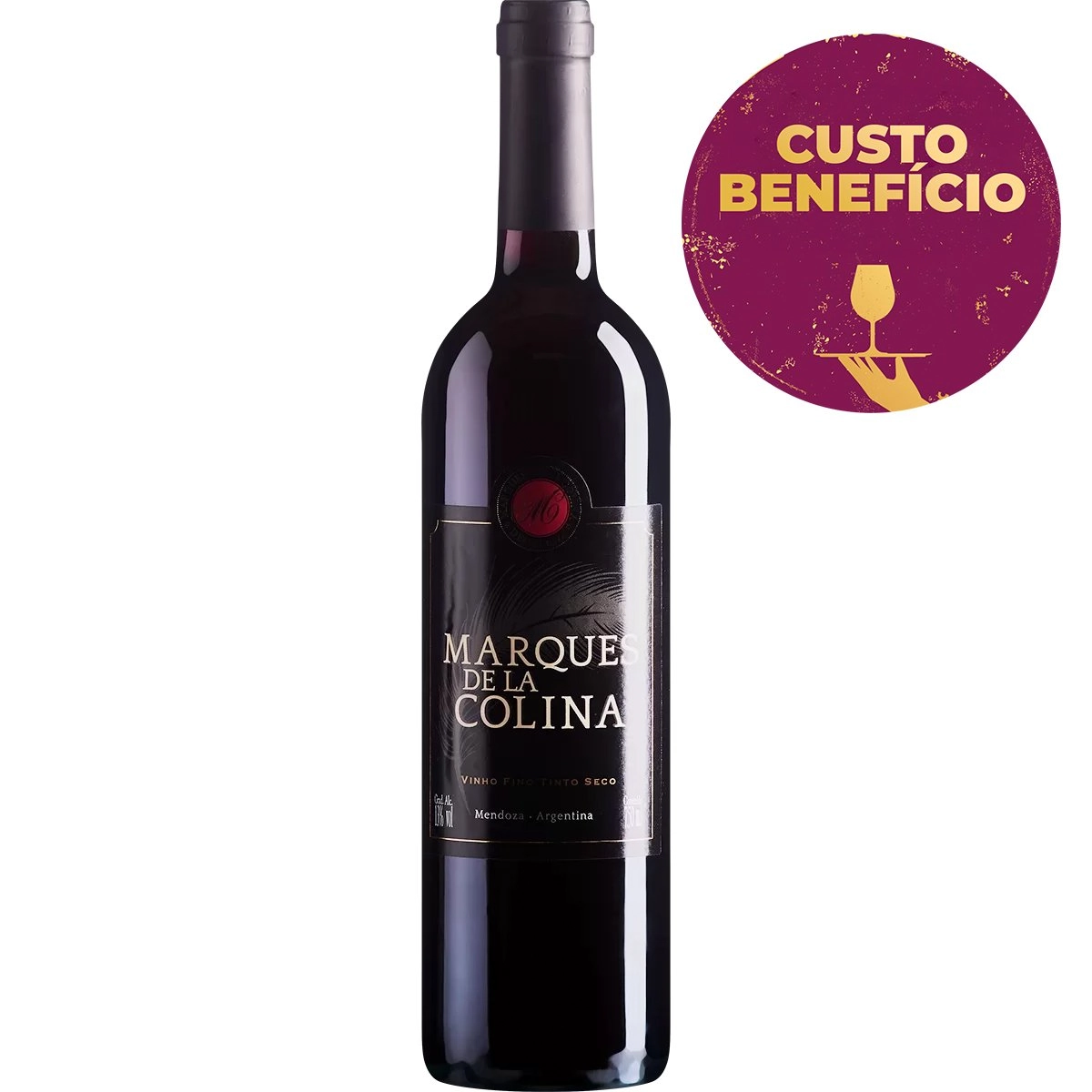 Vinho Argentino Tinto MARQUES DE LA COLINA Garrafa 750ml