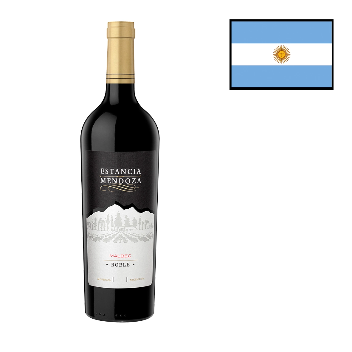 Vinho Tinto Estancia Mendoza Malbec Roble  2019 - 750ml