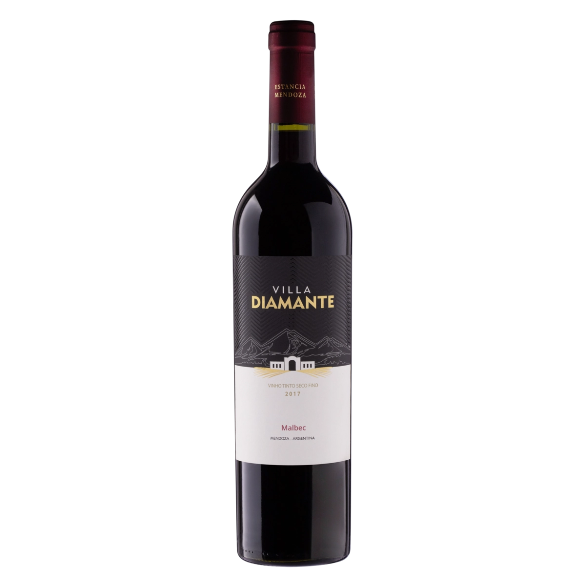 Vinho Argentino Tinto Seco Villa Diamante Malbec Mendoza Garrafa 750ml