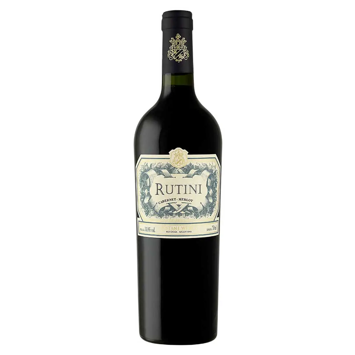 Vnho Tinto Argentino Merlot Rutini 750ml