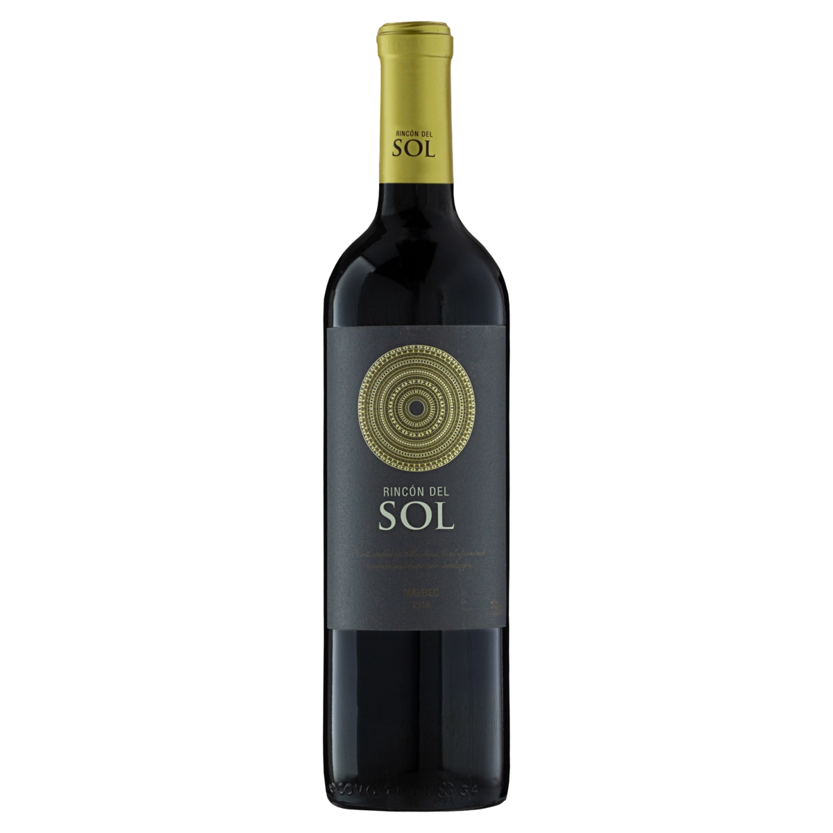 Vinho Argentino Tinto Meio Seco Rincon Del Sol Malbec Mendoza Garrafa 750ml