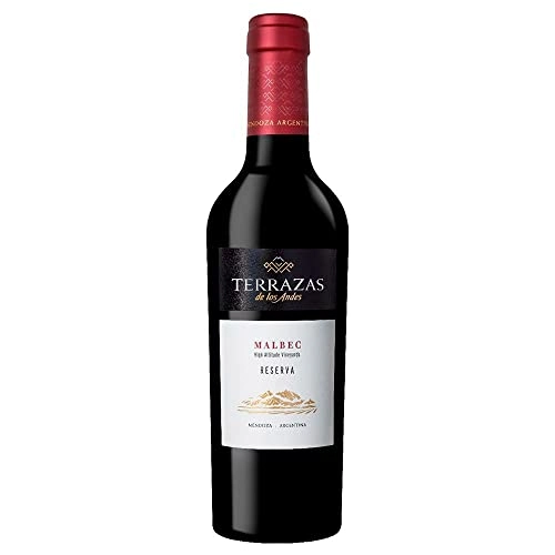 Vinho Argentino Tinto Seco Reserva Terrazas de Los Andes Malbec Mendoza Garrafa 375ml
