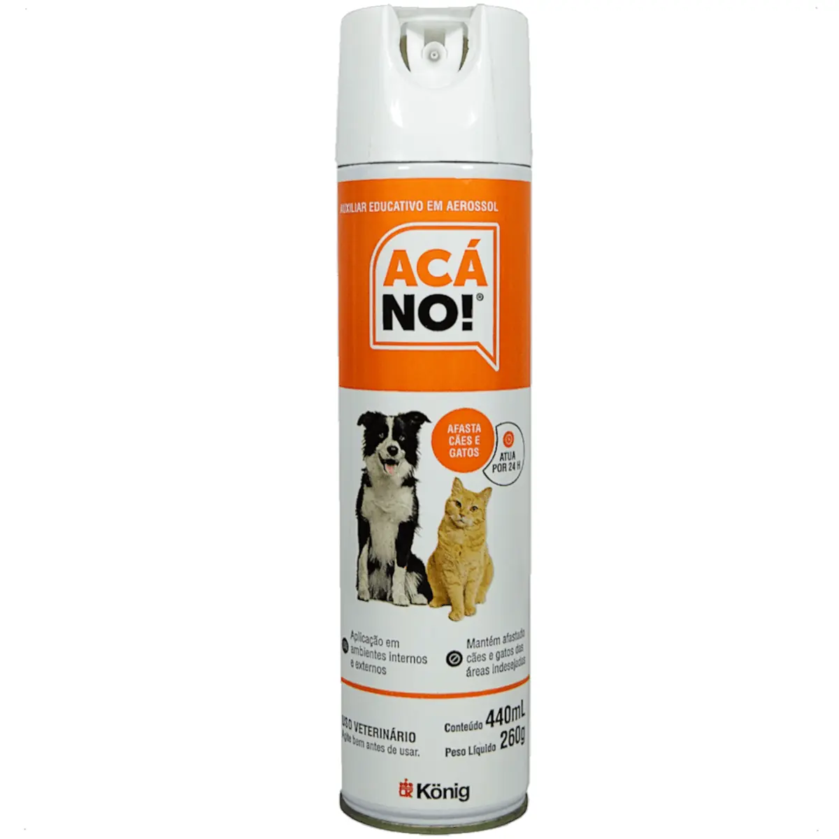 ACÁ NO AFASTA CÃES E GATOS 440ML KONIG