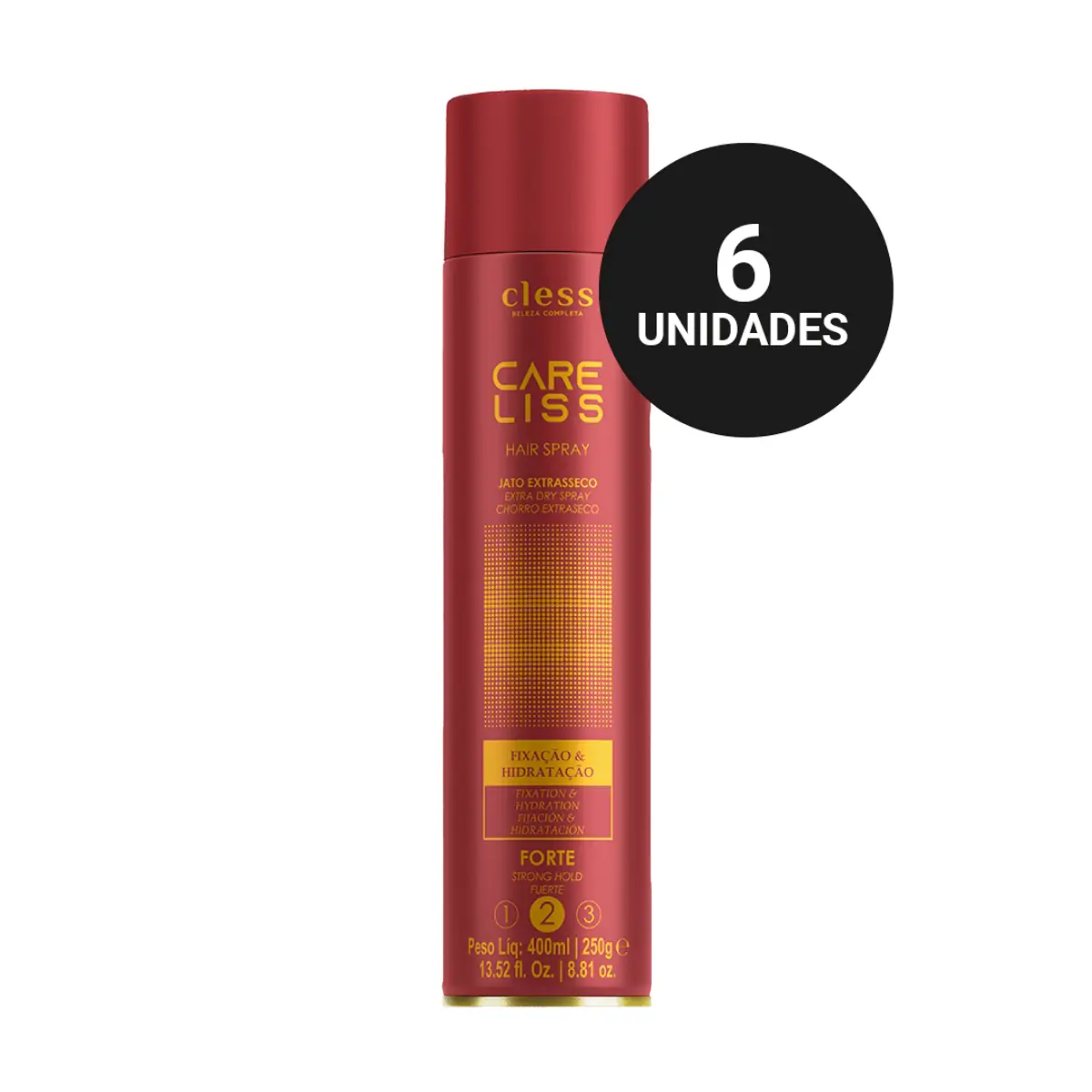 Kit Profissional Hair Spray Care Liss Forte (6x400ml)
