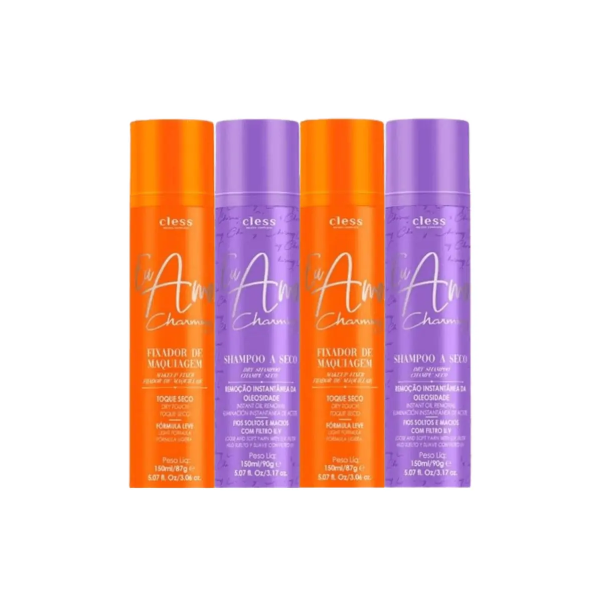 Kit Duplo Shampoo Seco + Fixador Maquiagem