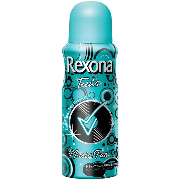 Rexona Teens Music Fan Aerosol Feminino