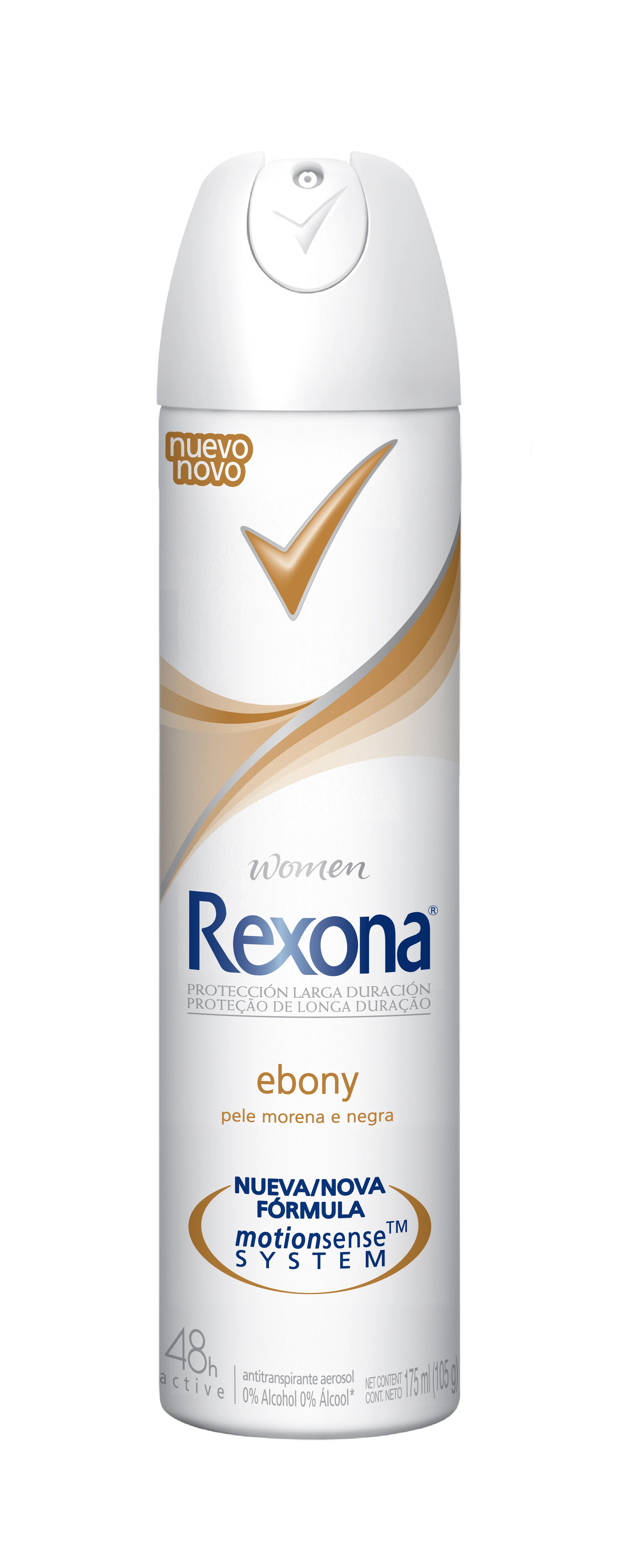 Desodorante Antitranspirante Aerosol Rexona Women Ebony 105g