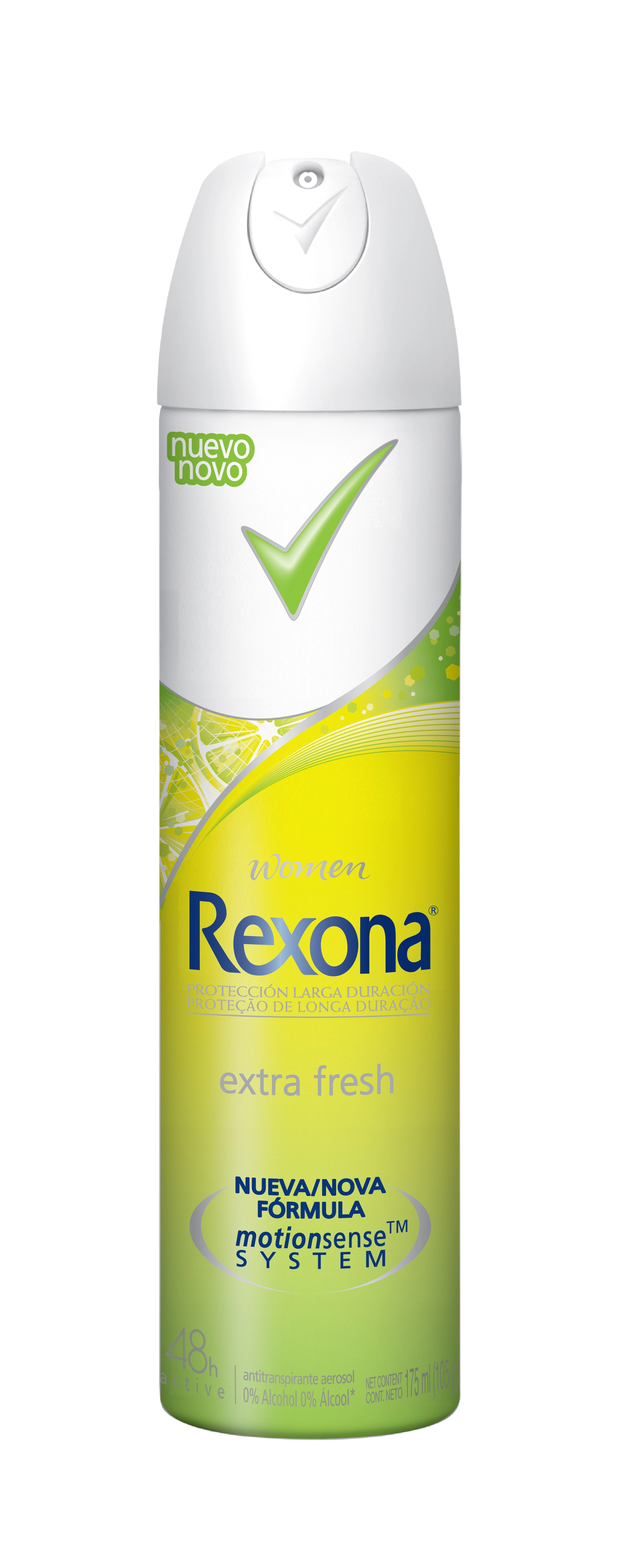 Desodorante Antitranspirante Aerosol Rexona Women Extra Fresh 105g