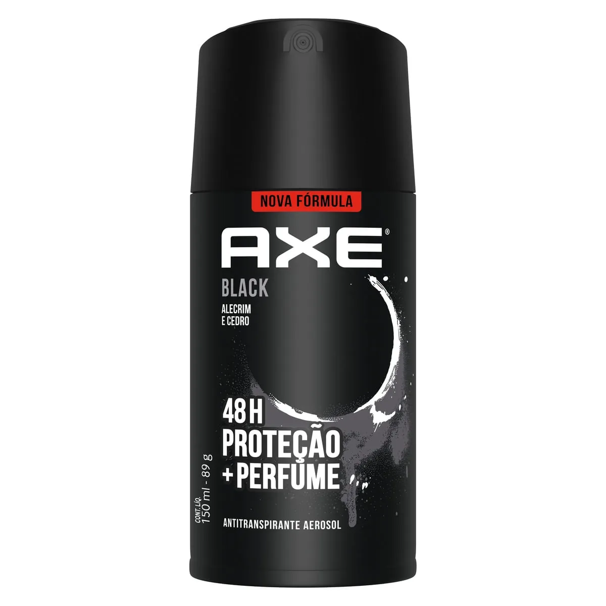 Desodorante Corporal Aerosol Axe Body Spray Black Masculino 150ml/96g