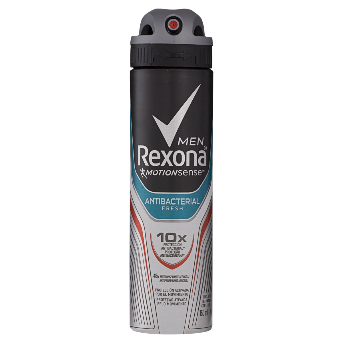 Antitranspirante Aerossol Antibacterial Fresh Rexona Men Motionsense 150ml