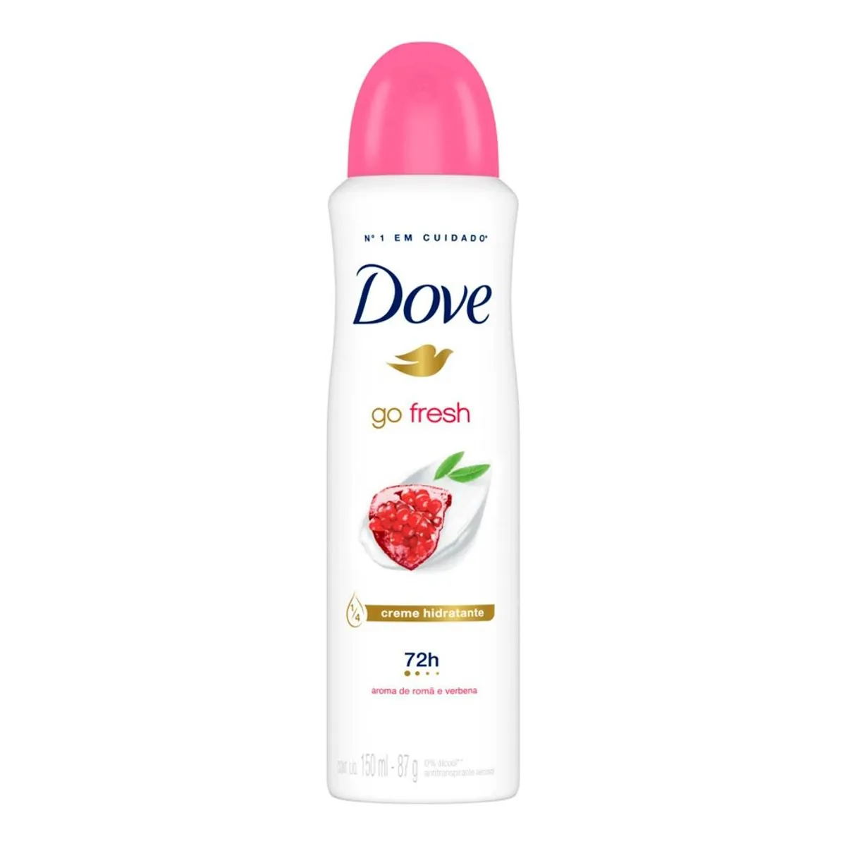 Desodorante Antitranspirante Aerosol Dove Romã e Verbena 150ml