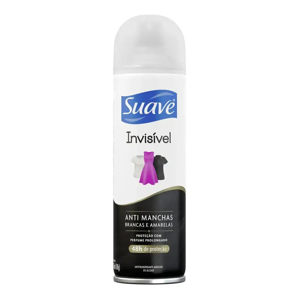 Antitranspirante Aerossol Invisível Suave 150ml