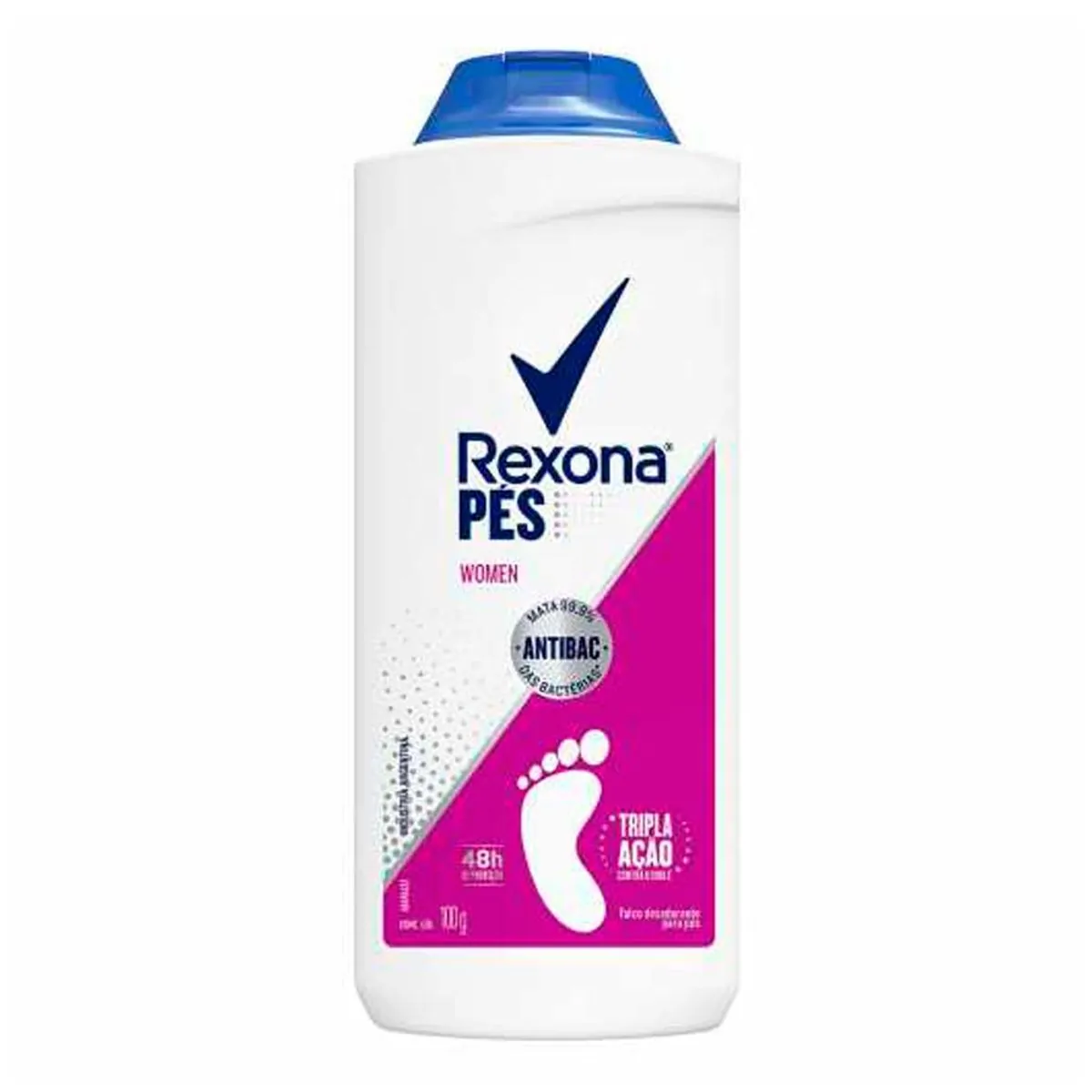 Talco Desodorante Para Os Pés Rexona Women Frasco 100g