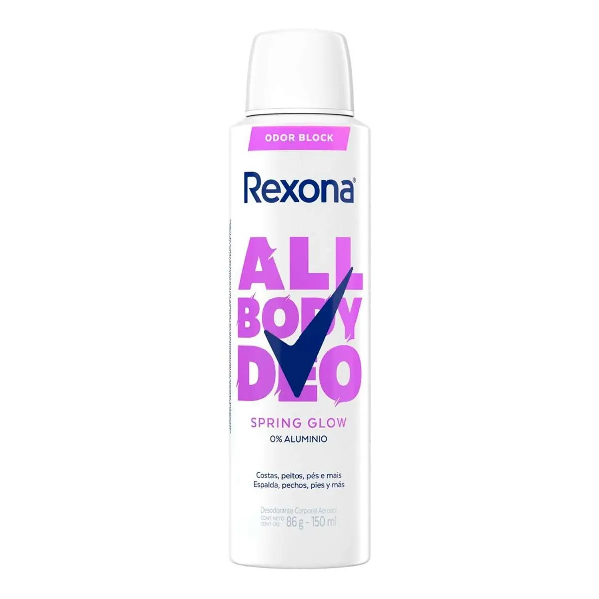Desodorante Aerossol Rexona All Body Deo Spring Glow 150ml Spray