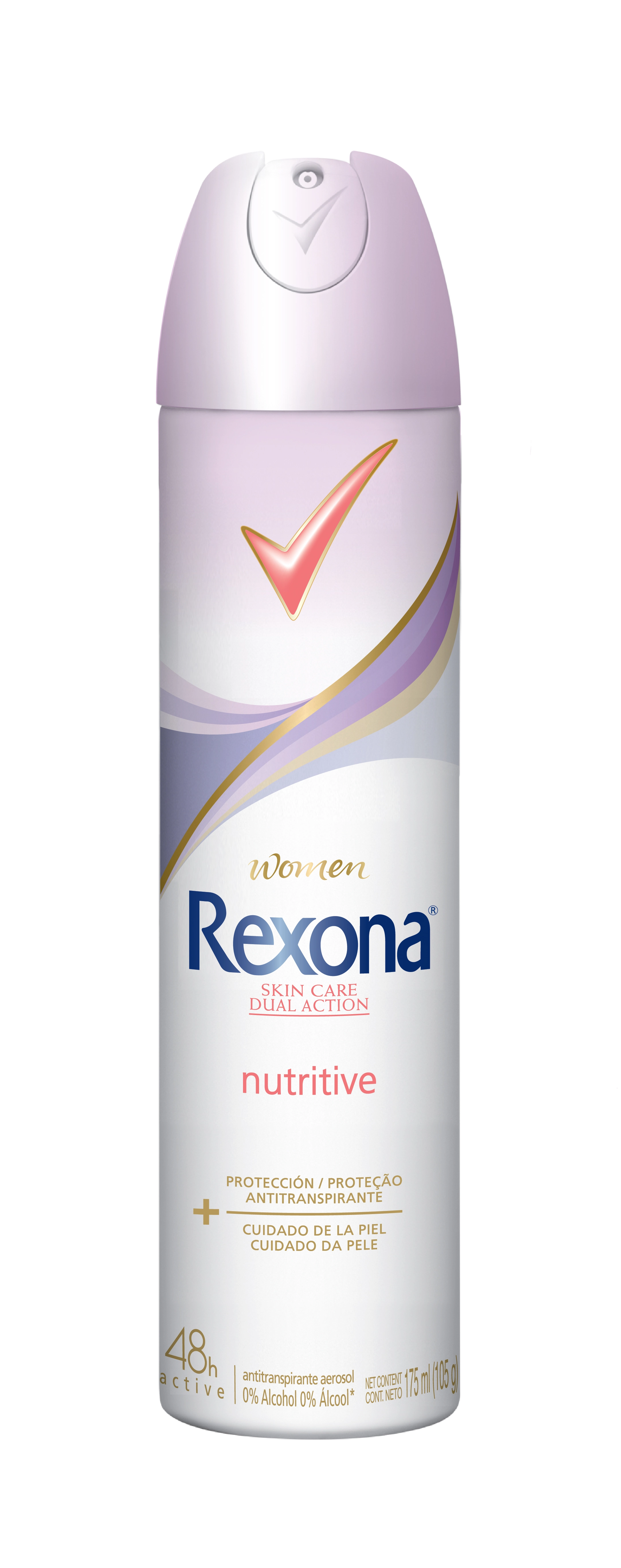 Desodorante Antitranspirante Aerosol Rexona Women Nutritive 175 Ml