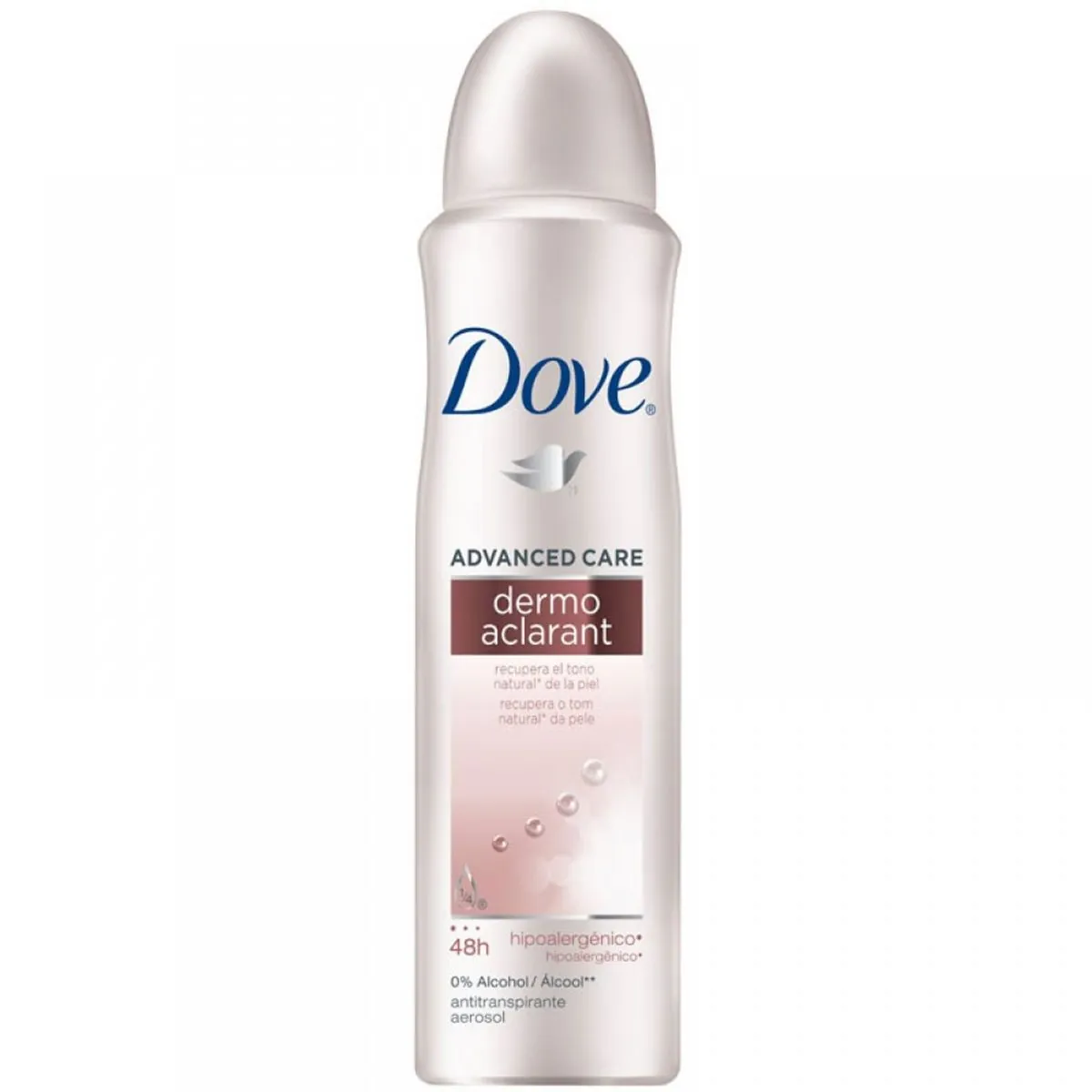 Desodorante Antitranspirante Aerosol Dove Dermo Aclarant 169ml
