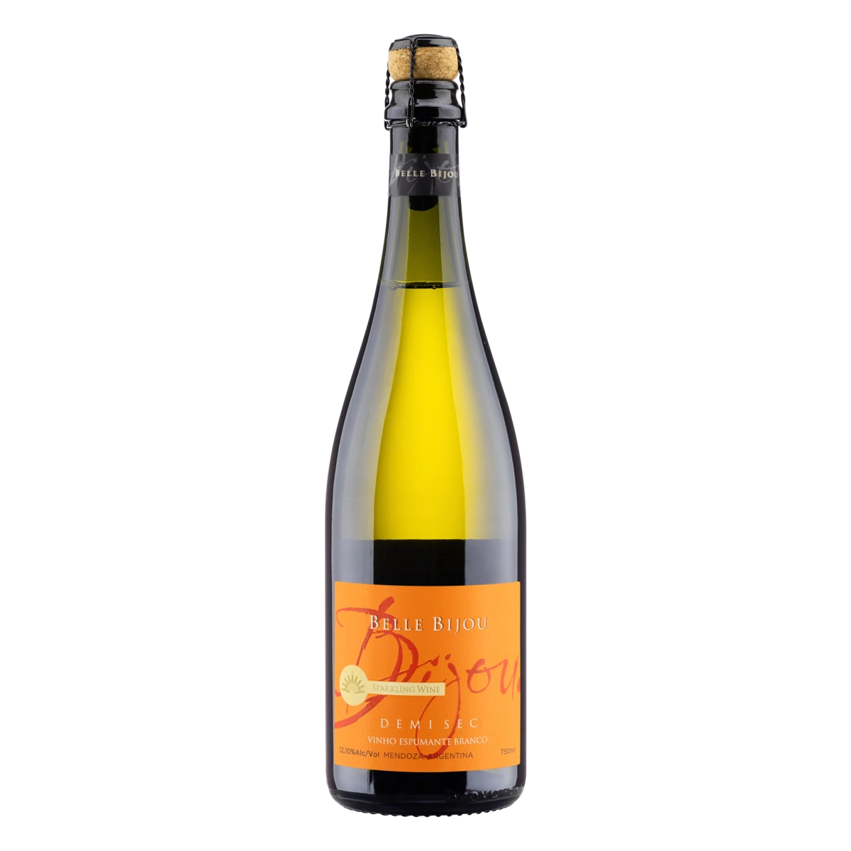 Espumante Argentino Branco Demi Sec Belle Bijou Chardonnay Chenin Blanc Mendoza Garrafa 750ml