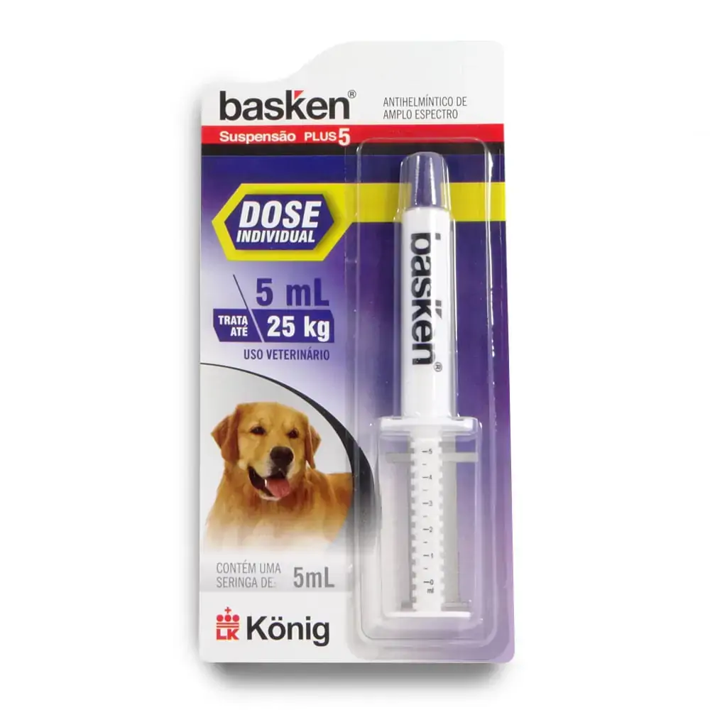 Basken Suspensão Seringa Konig 5ml Até 25kg