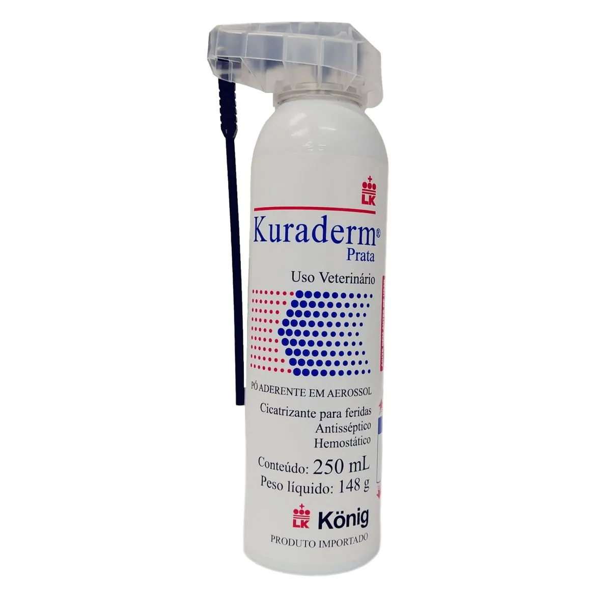 Kuraderm Prata Uso Veterinãrio Konig 250ml