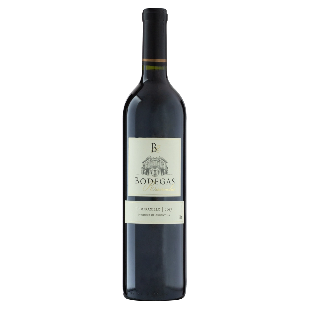 Vinho Argentino Tinto Meio Seco Bodegas Reservadas Tempranillo Garrafa 750ml
