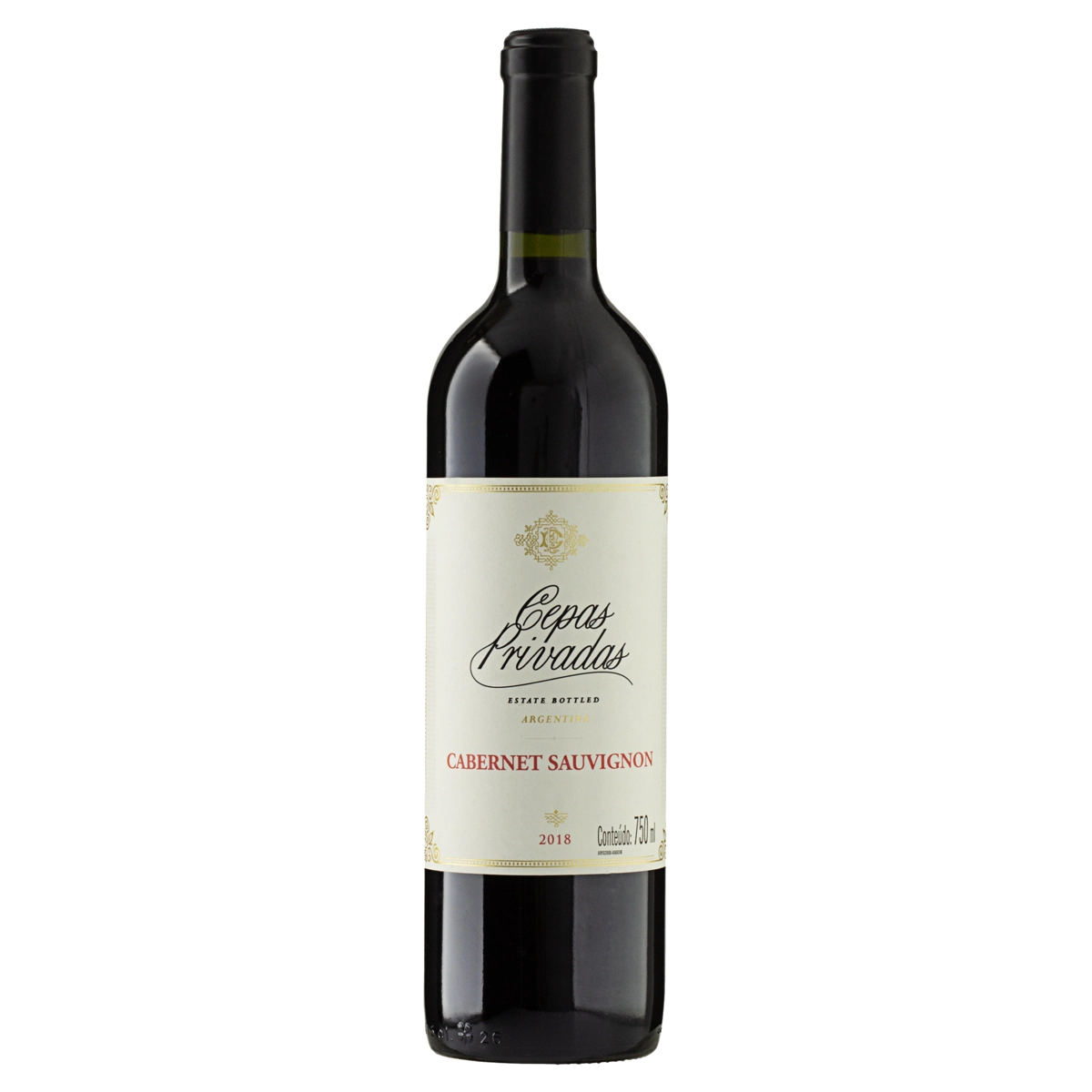 Vinho Argentino Tinto Cepas Privadas Cabernet Sauvignon Mendoza Garrafa 750ml