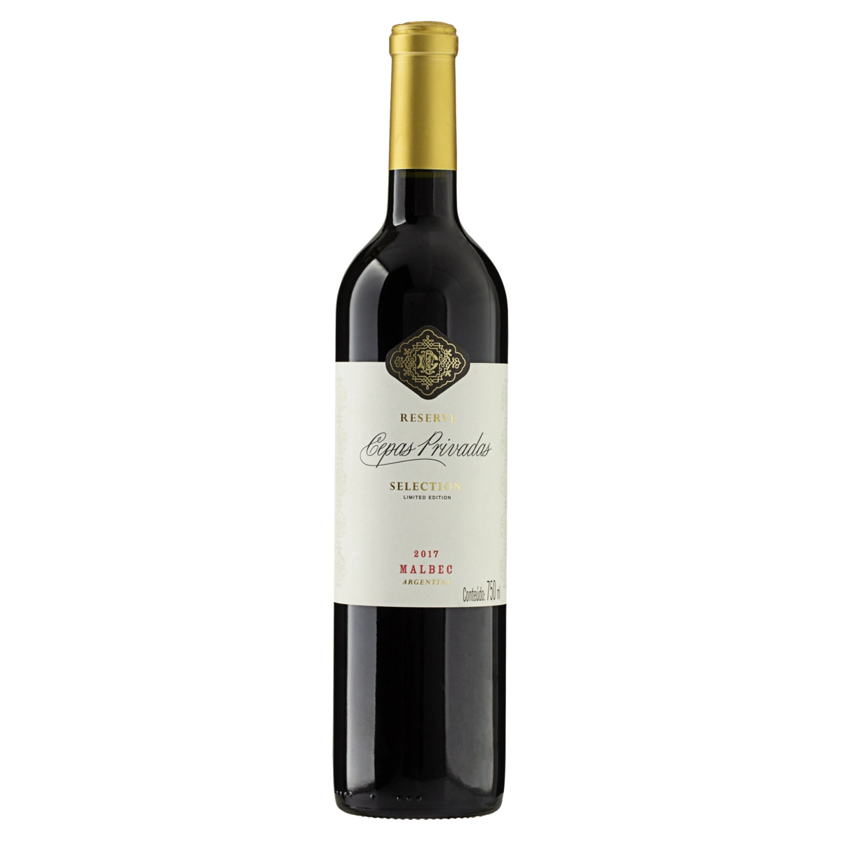 Vinho Argentino Tinto Selection Cepas Privadas Malbec Mendoza Garrafa 750ml