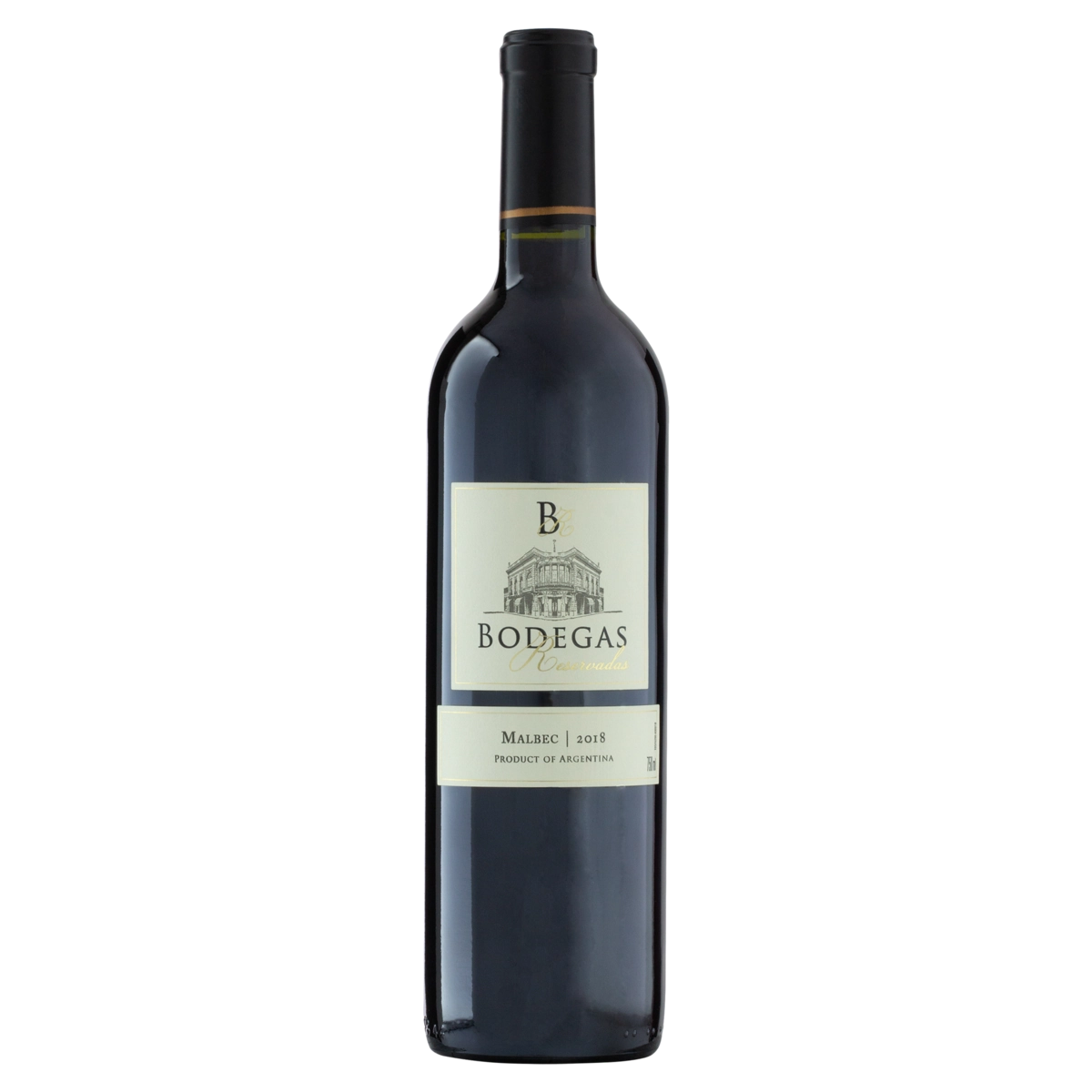 Vinho Argentino Tinto Meio Seco Bodegas Reservadas Malbec Garrafa 750ml